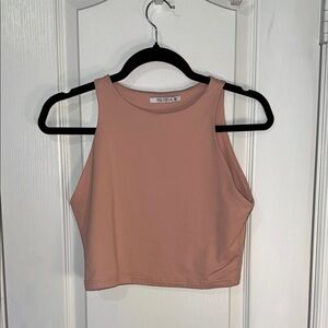 Women's Dusty Pink Crop Top